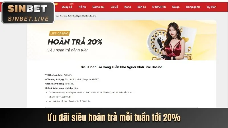 Thưởng nạp lại hàng tuần cho cá cược thể thao tại 85bet link mới